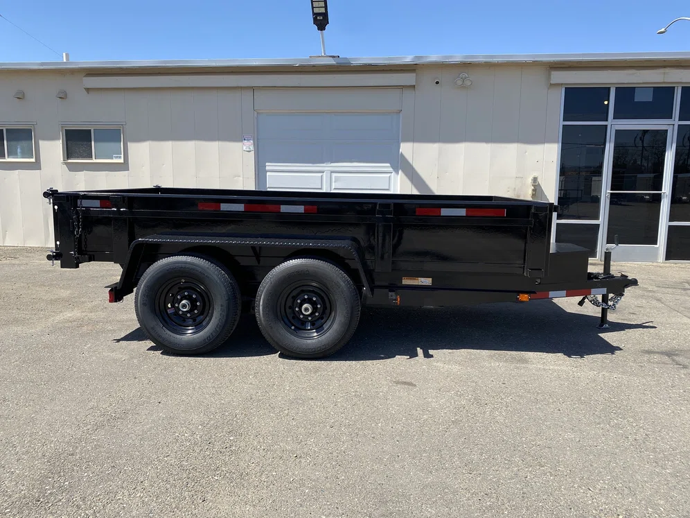 Dump Trailer Side View