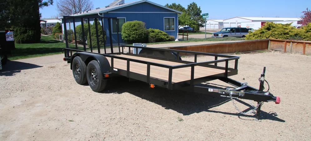 Dump Trailer Side View